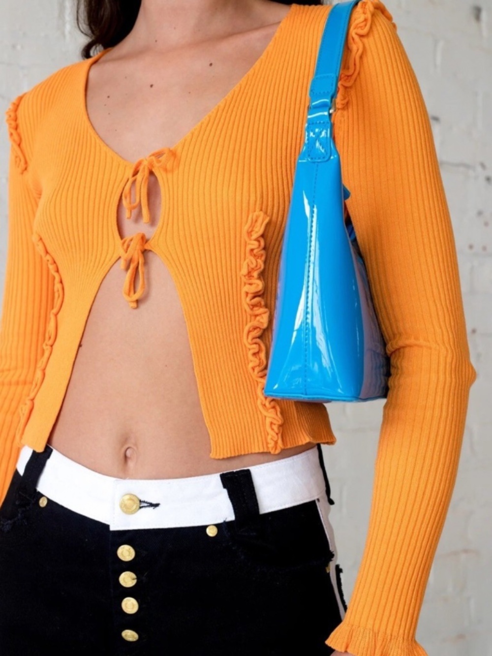 Find me now Charlie 2.0 tie front cardigan